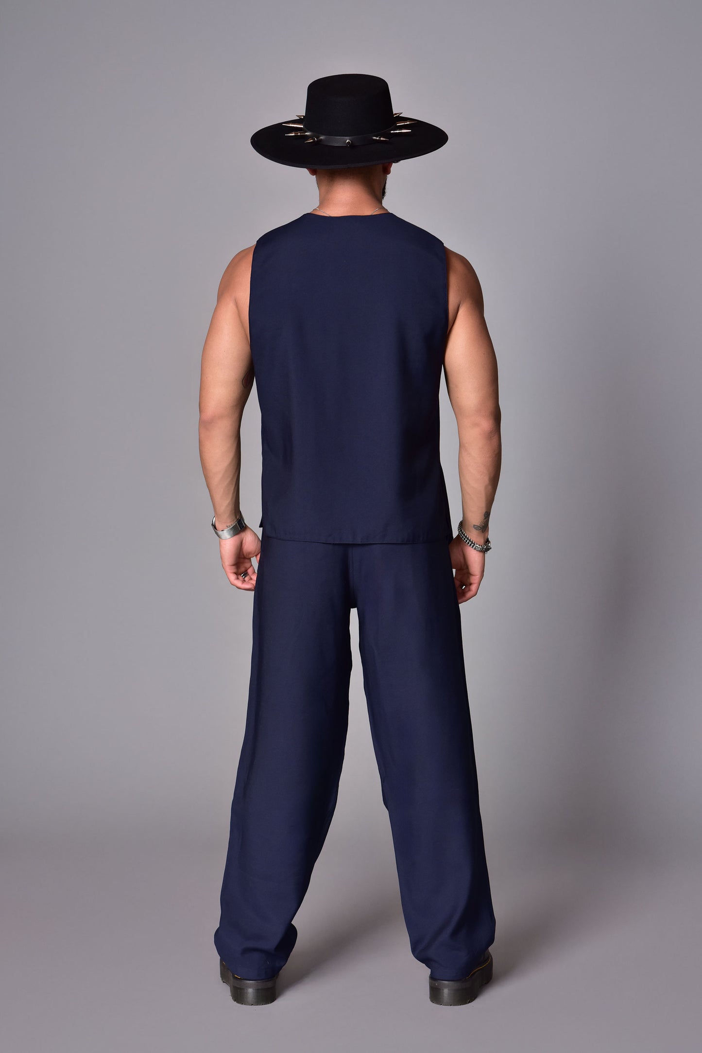 Chaleco asimétrico turqui