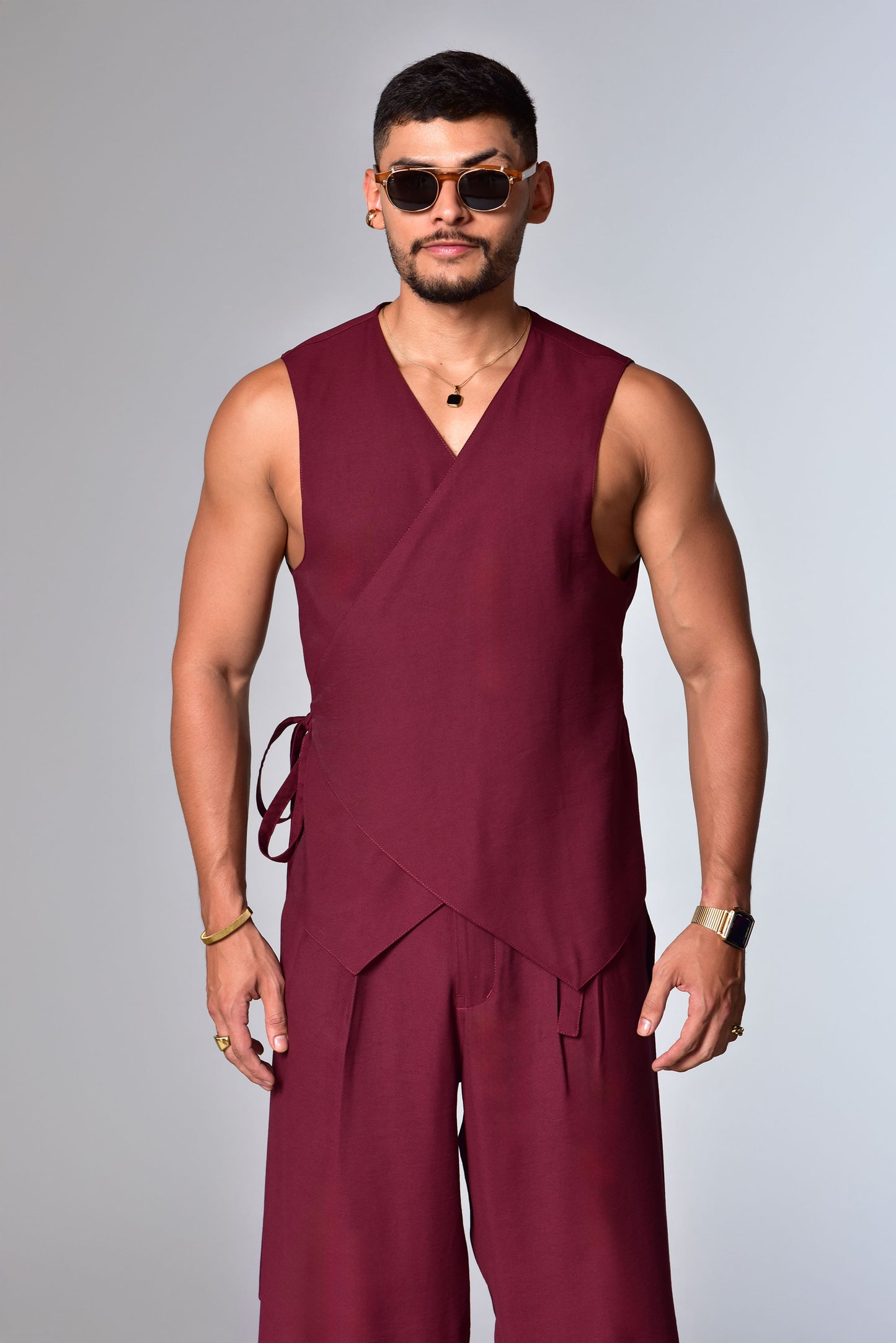 Chaleco Nudo vinotinto