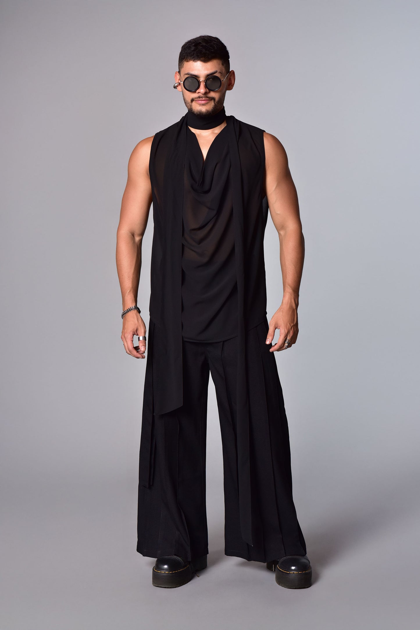 camisa recklees negra