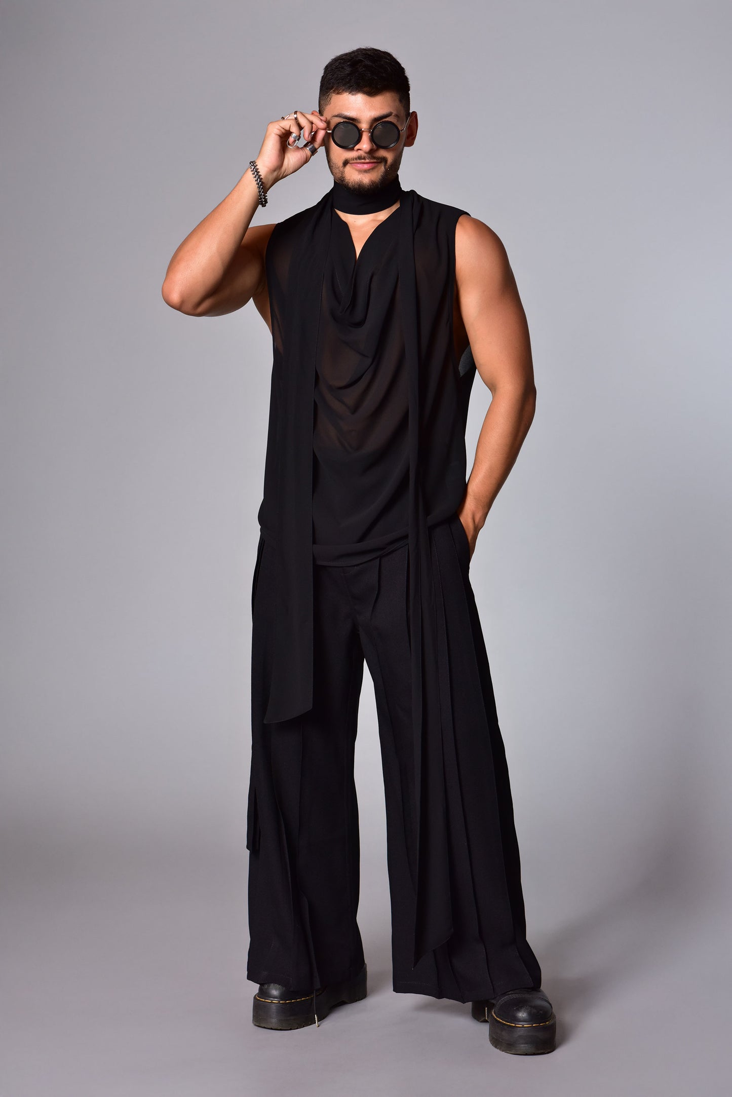 camisa recklees negra