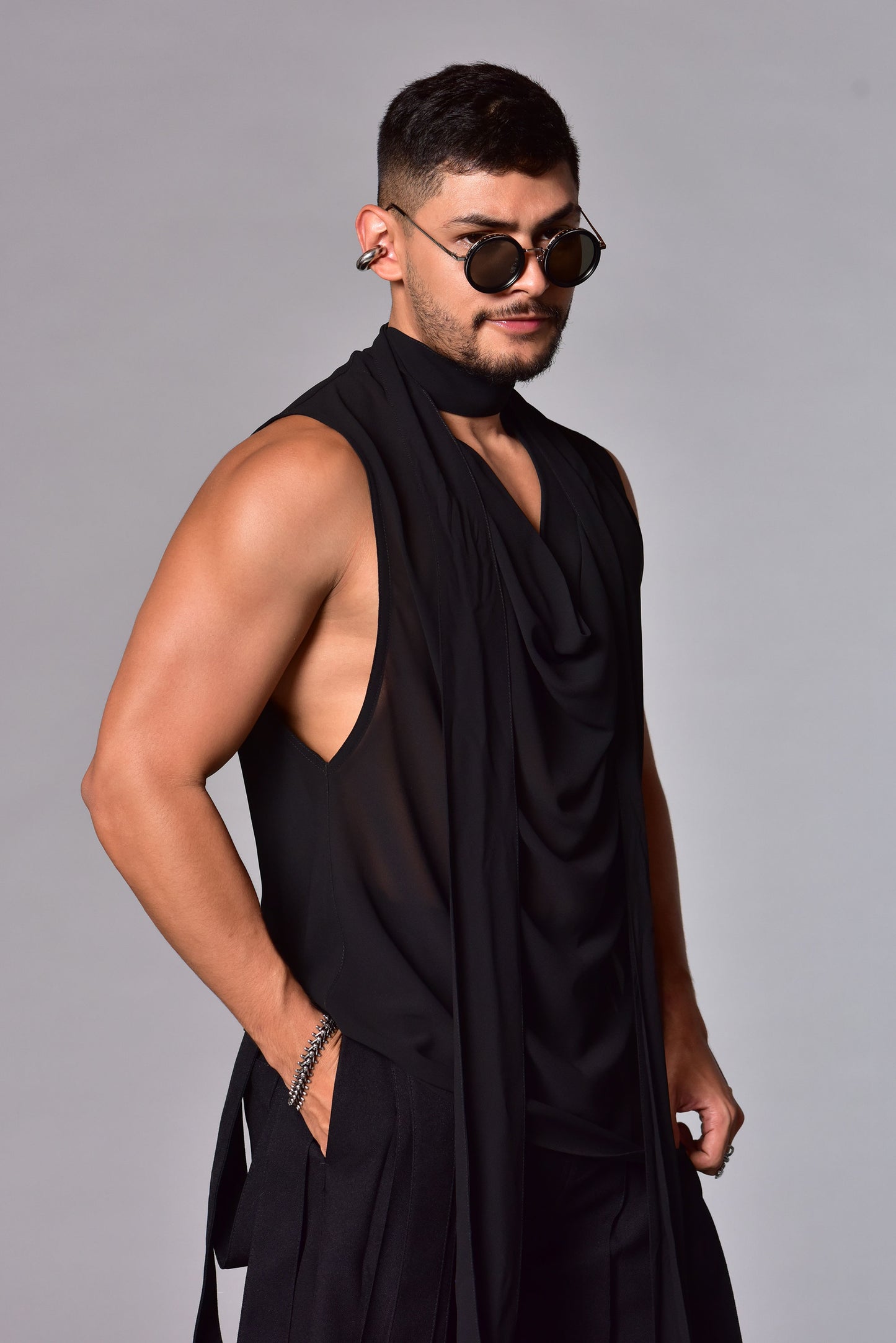 camisa recklees negra