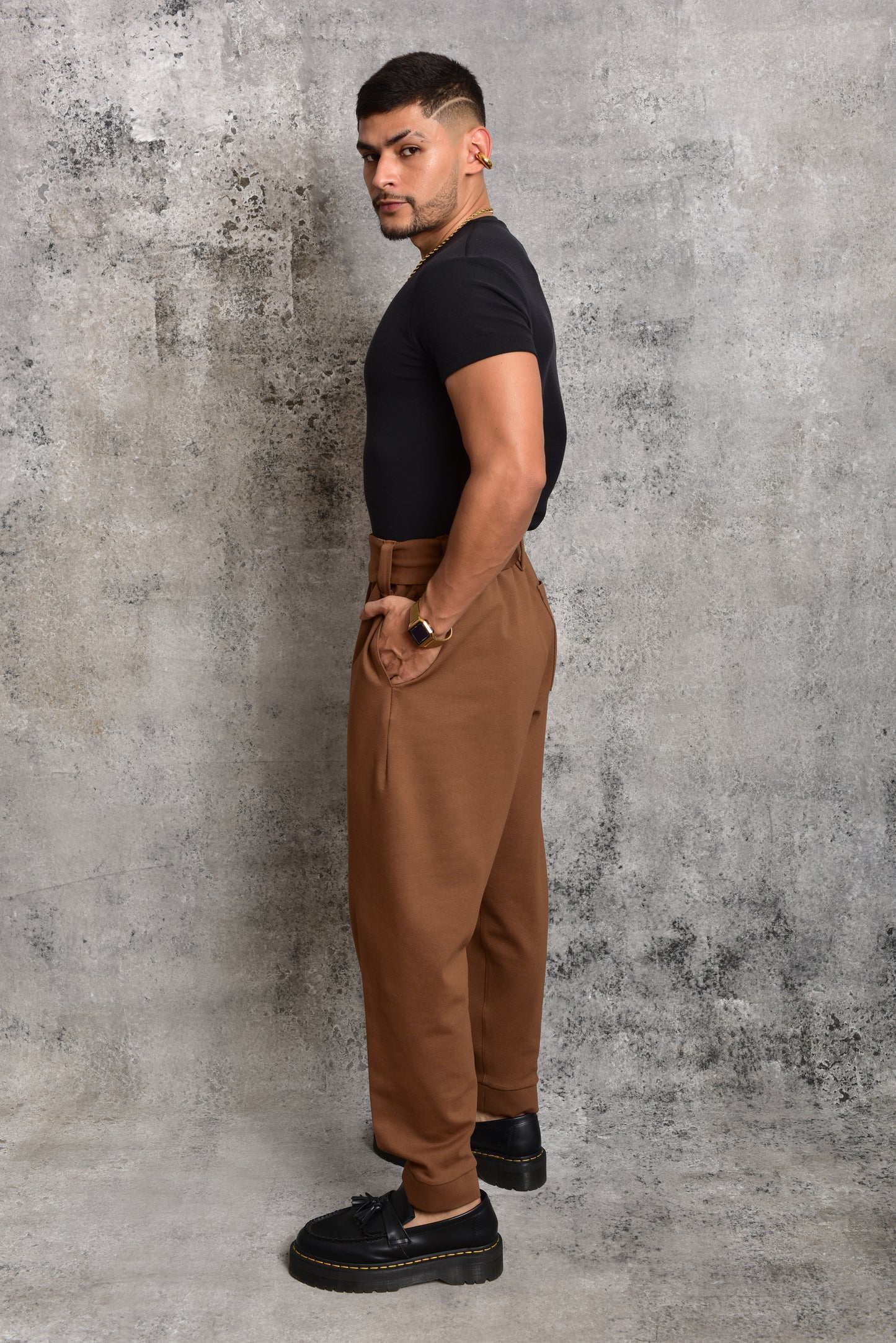 Pantalon samurai cafe