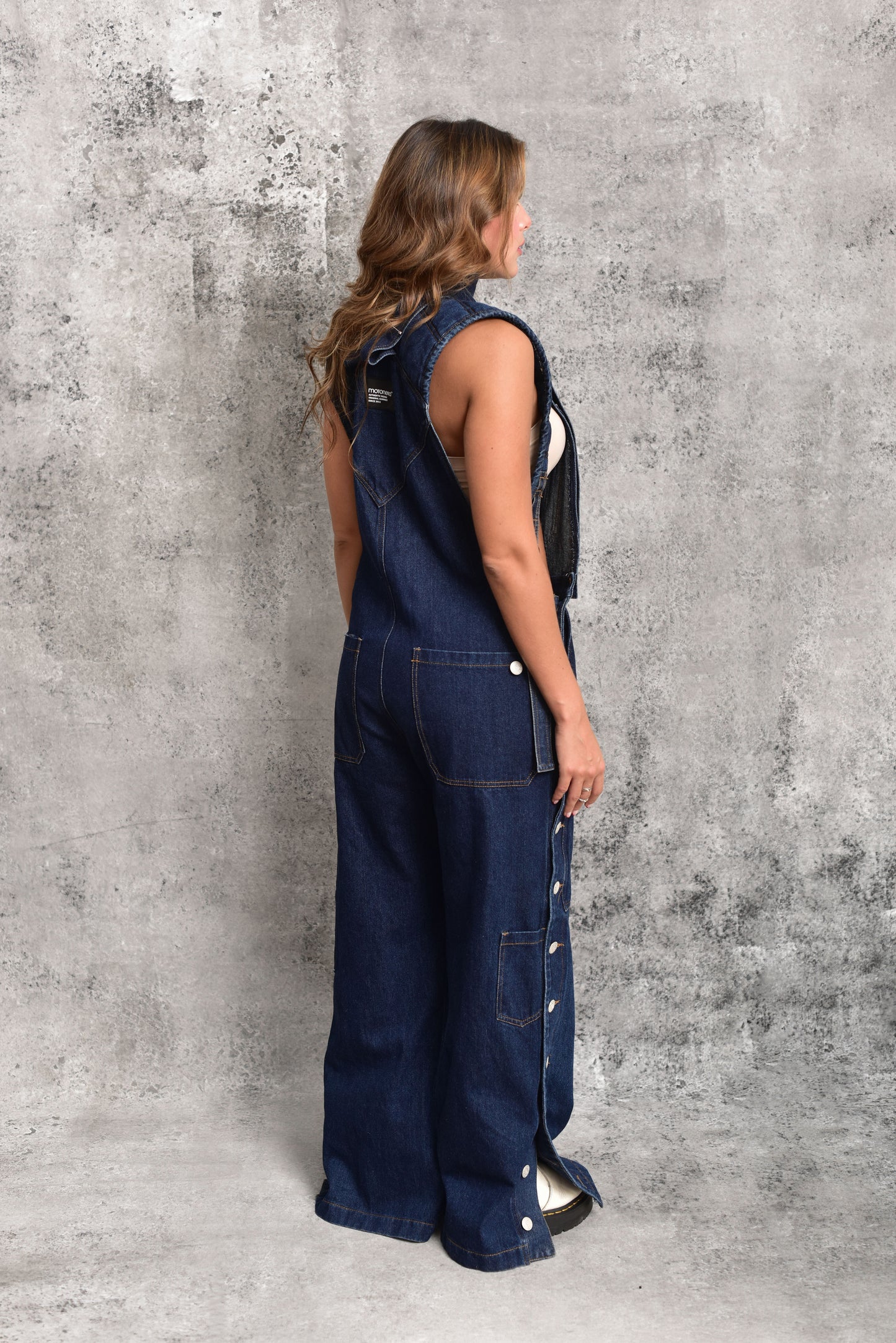 Overol tejano structural blue