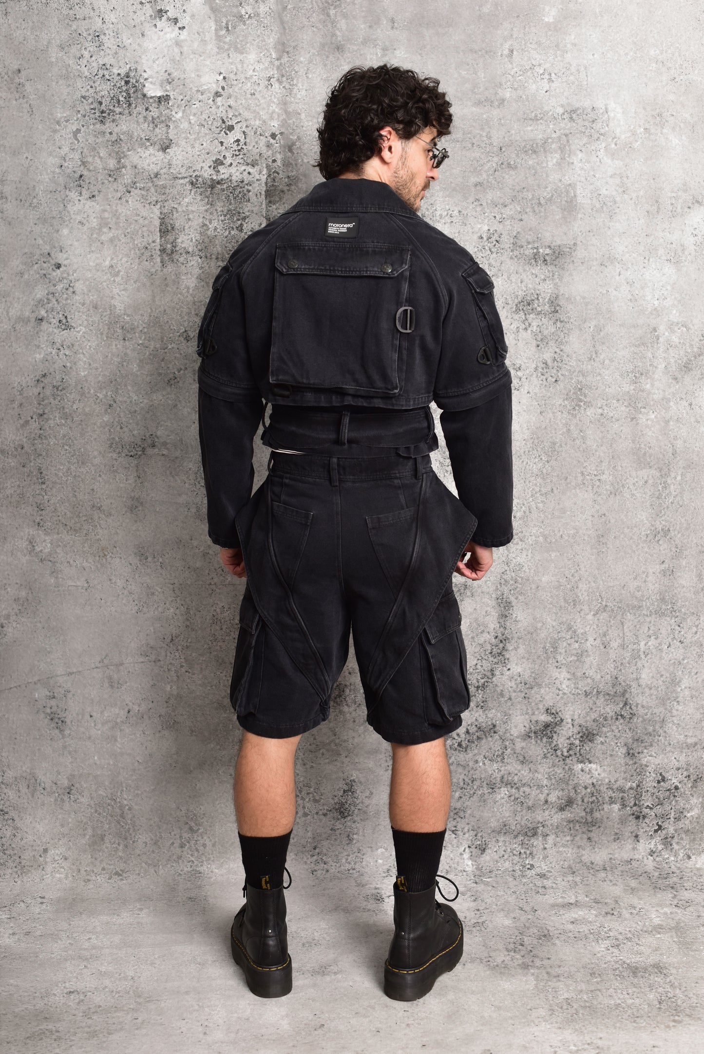 Chaqueta denim tactical black