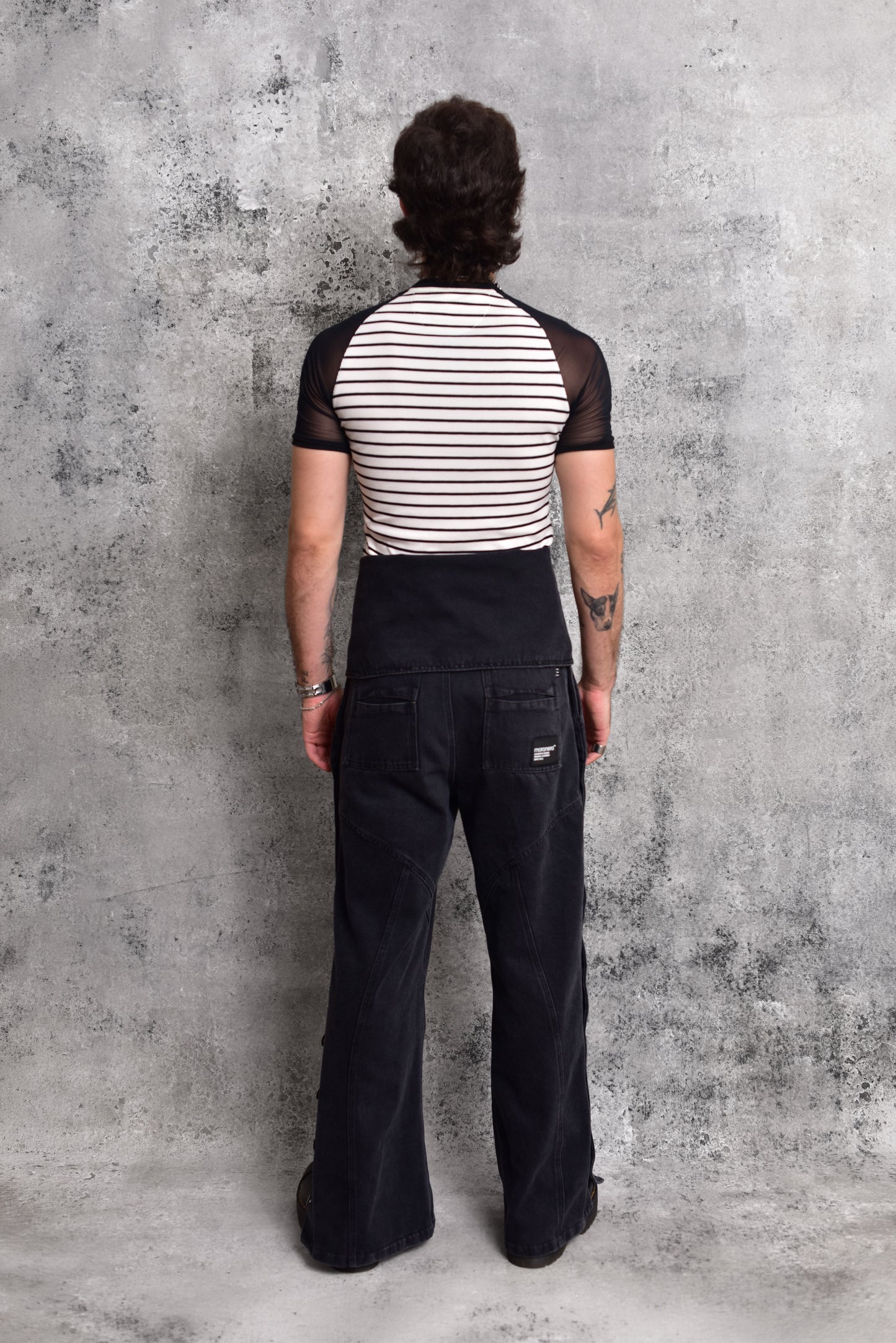 Camiseta Rayas Mesh Slim Fit