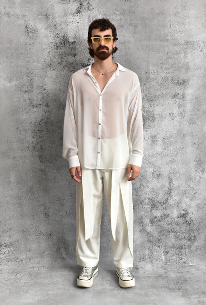 Camisa Essential White Transparente
