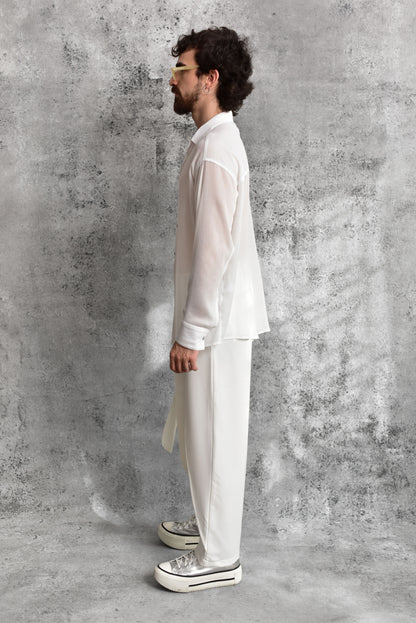 Camisa Essential White Transparente