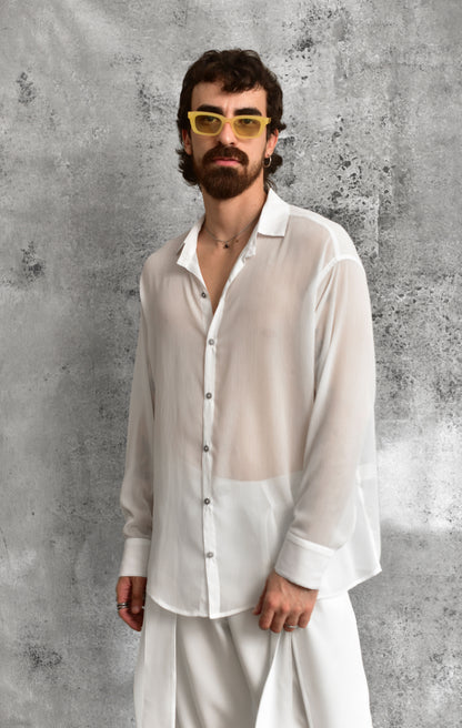 Camisa Essential White Transparente