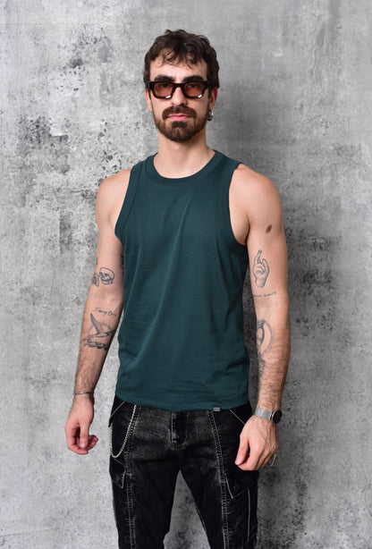 Camiseta esqueleto verde esmeralda