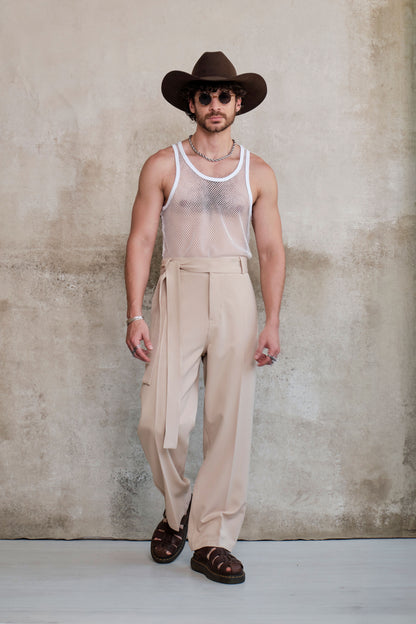 Pantalon Yohji tailoring beige