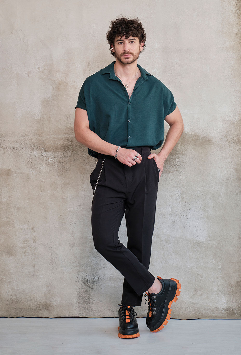 Pantalon baggy prenses negro