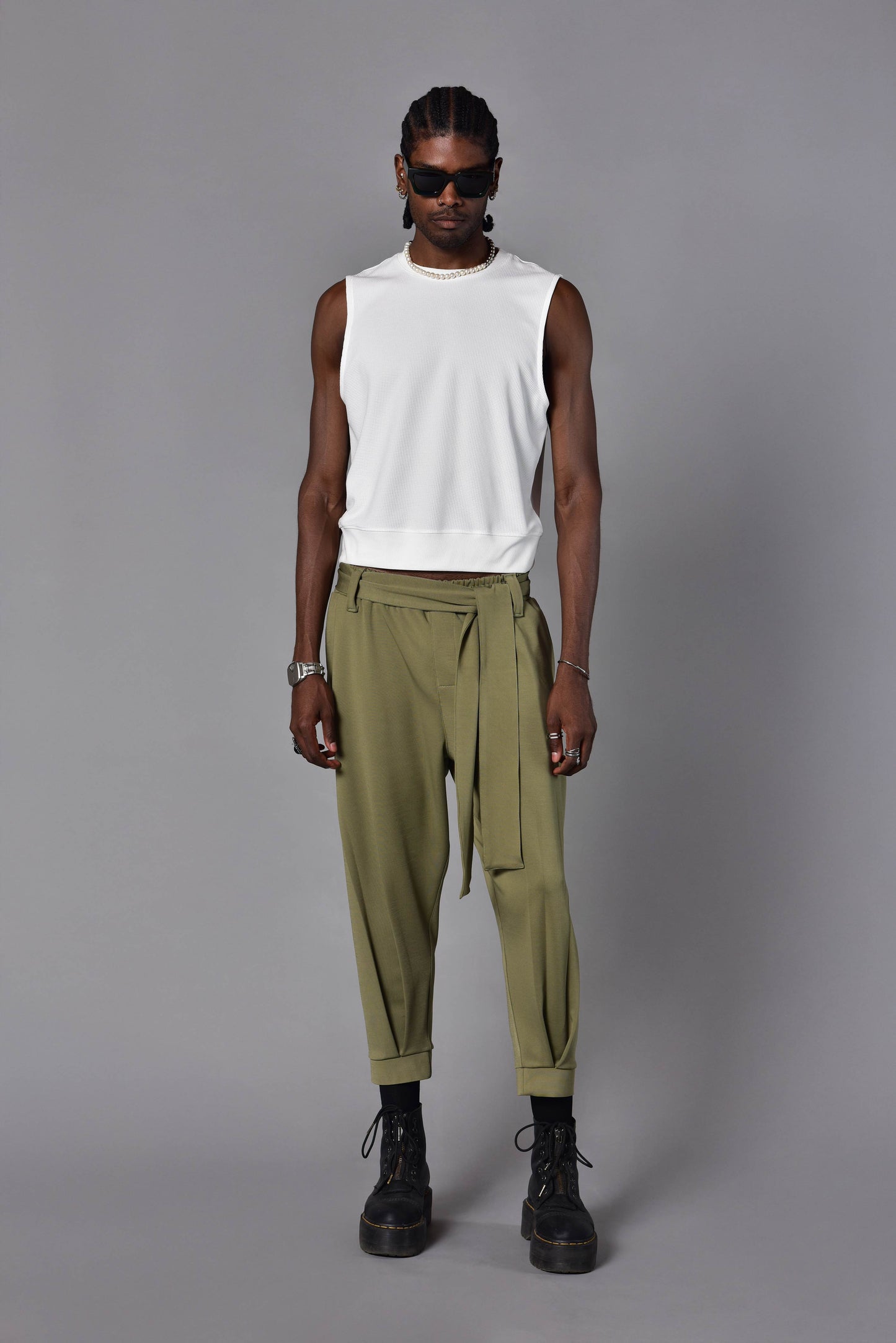 Pantalon samurai pistacho
