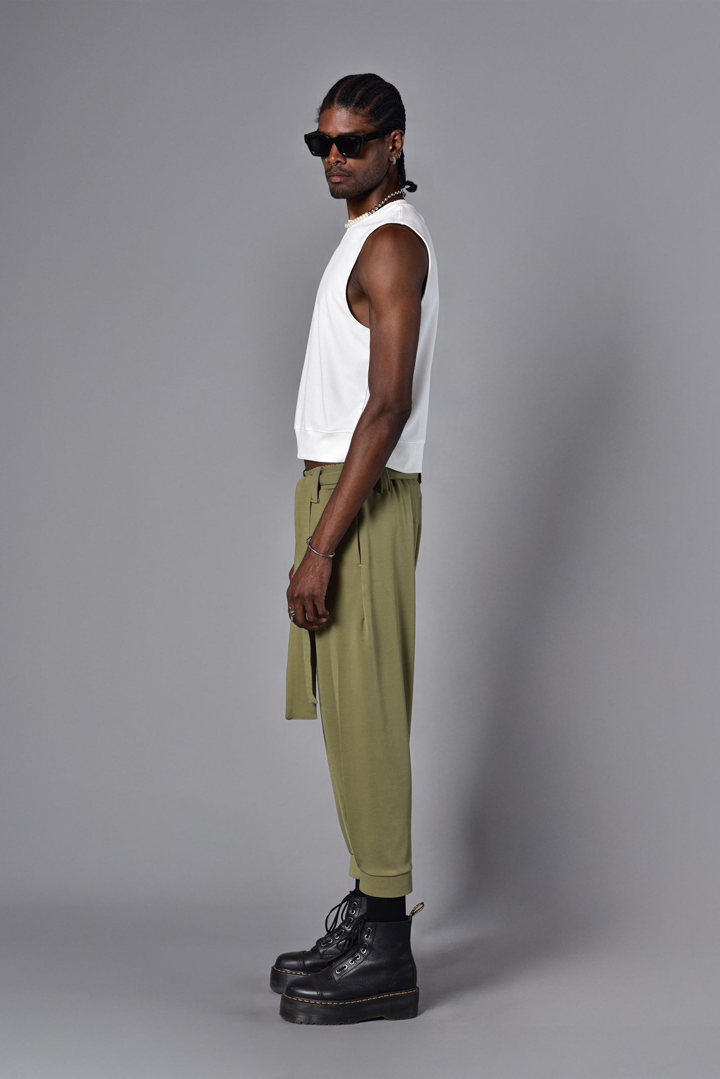 Pantalon samurai pistacho