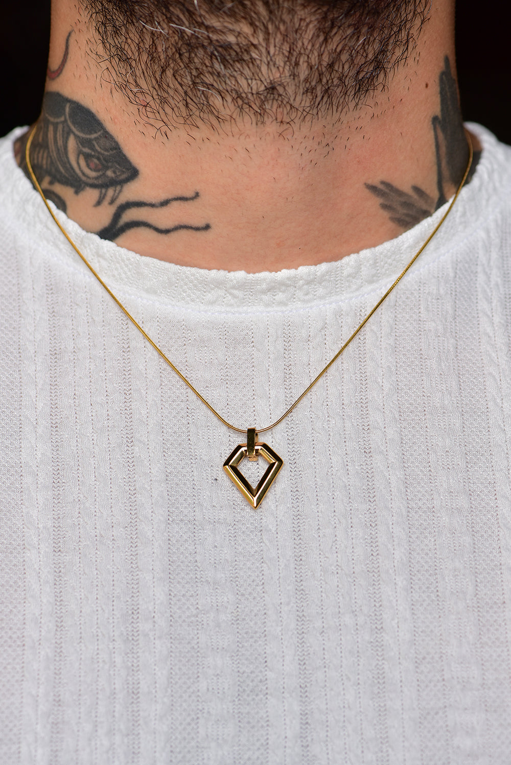 Triangle necklace 60cm