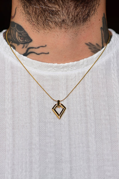 Triangle necklace 60cm