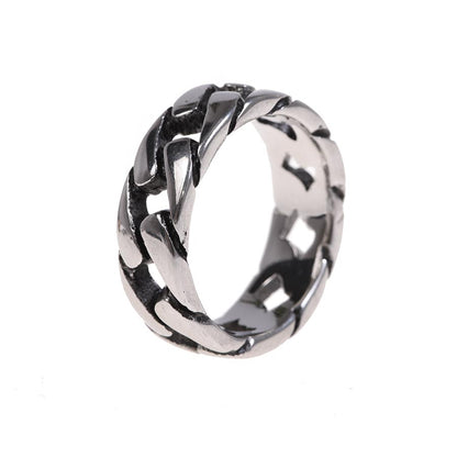 Cuban hoop ring