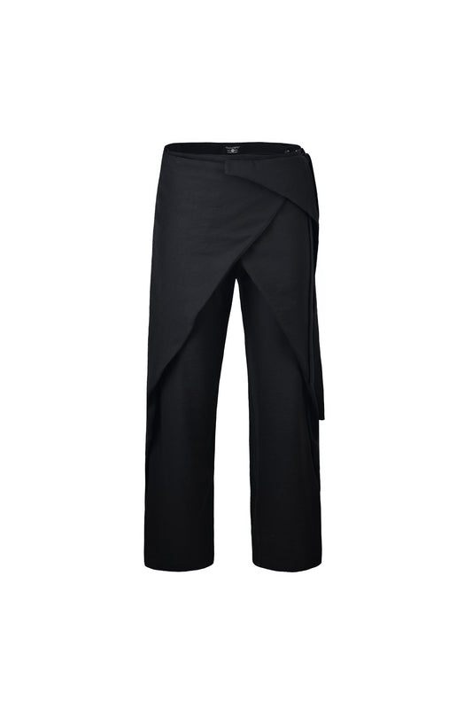 Pantalon bali wrap black