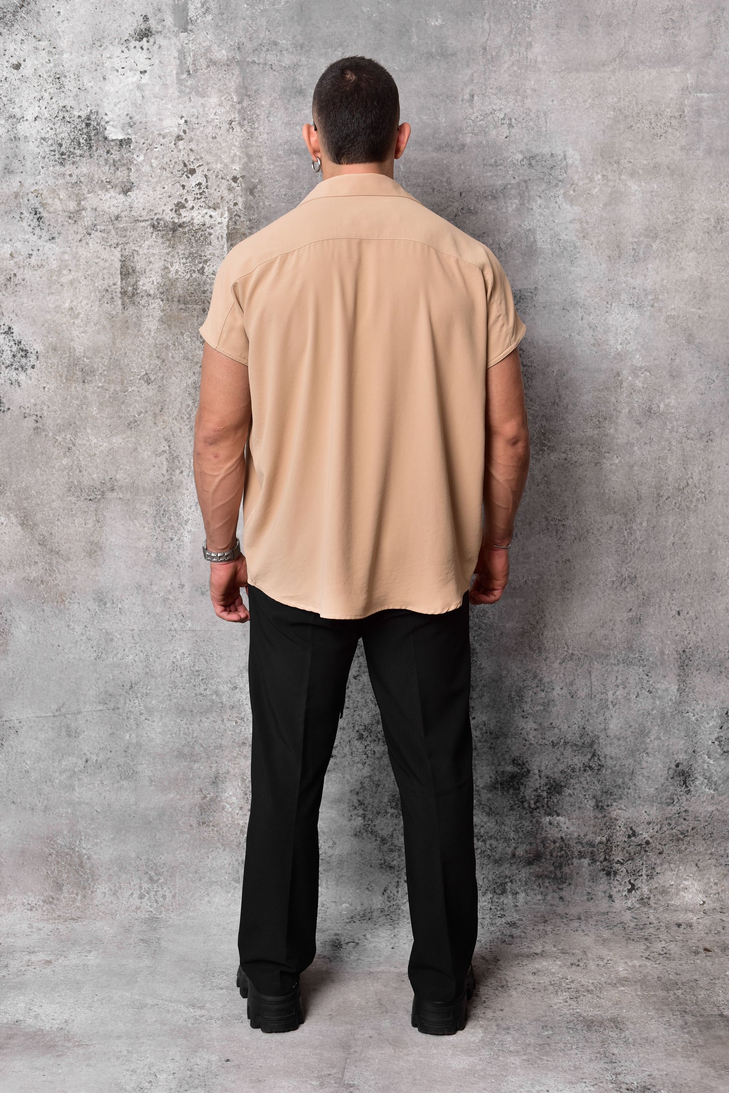 Bluson oversize extragrande beige
