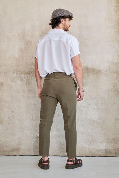 Bluson oversize extragrande blanco