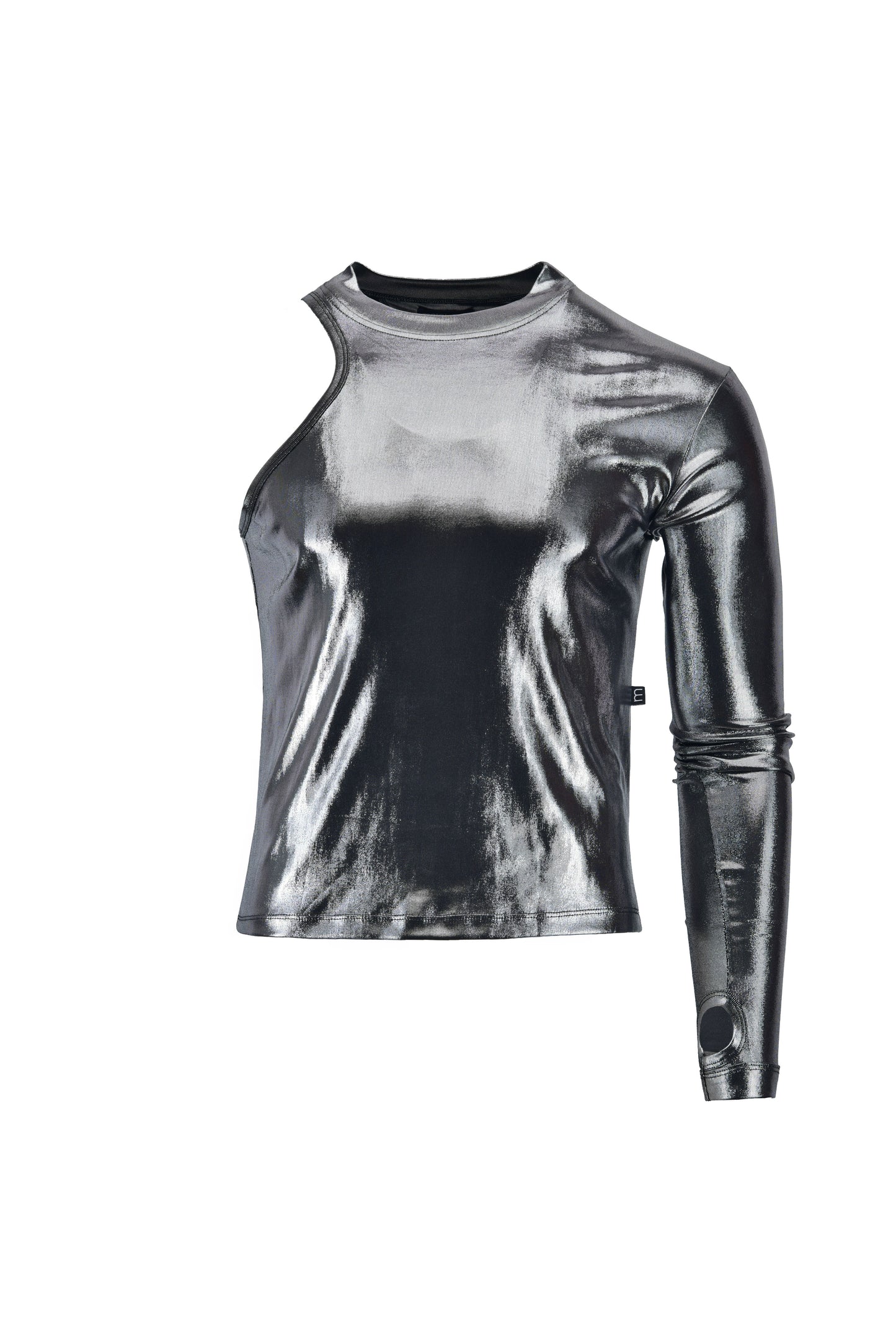 Camiseta sleeve one silver