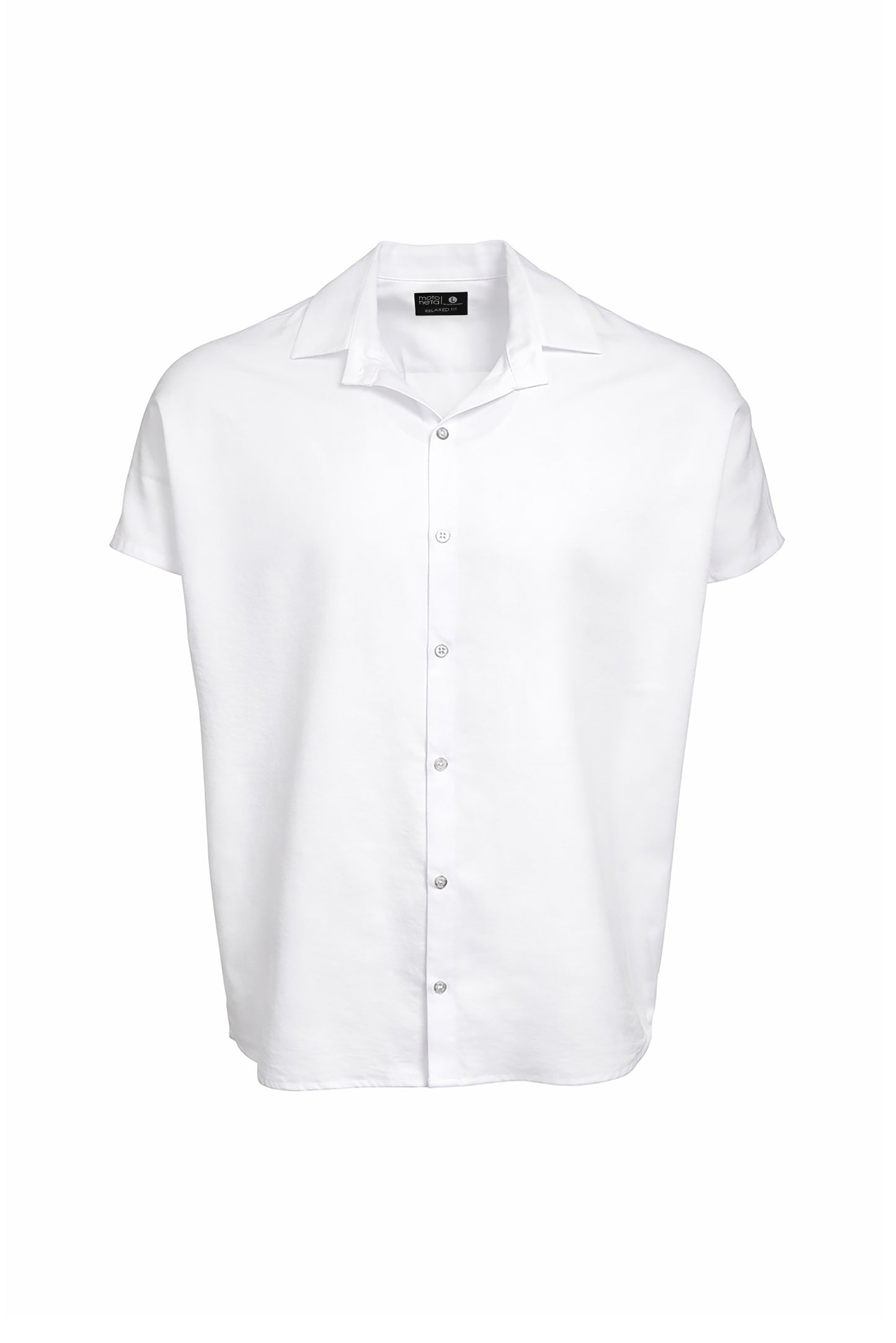 Bluson oversize extragrande blanco