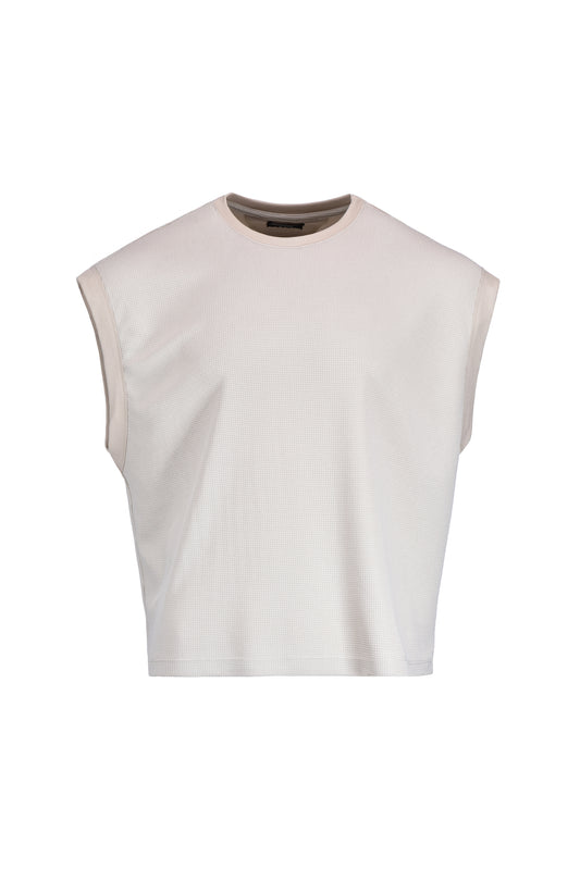 camiseta sleeve triad beige