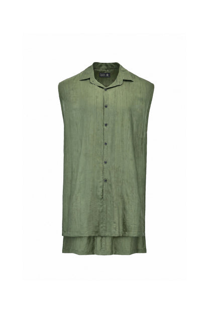 Camisa sleeveless extralarga midori Veil