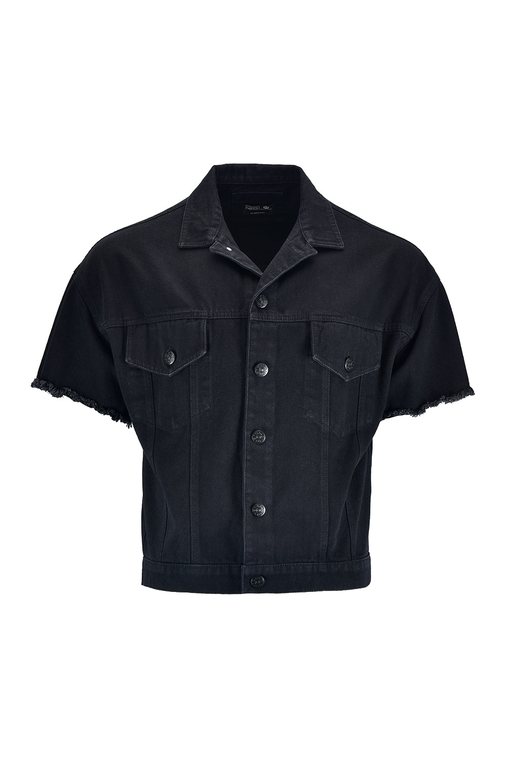 Cazadora Cargo Denim Negro