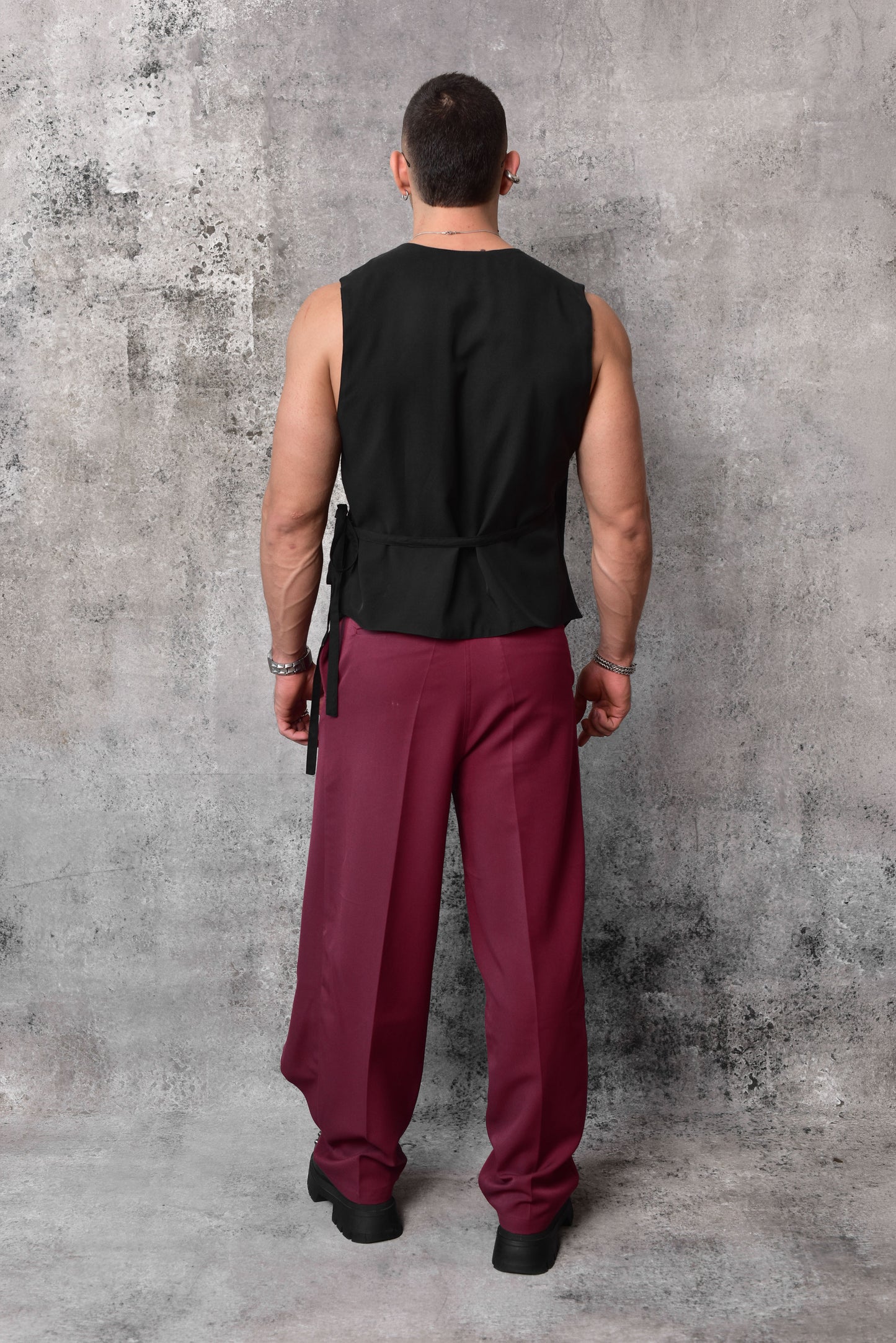Chaleco bali wrap black