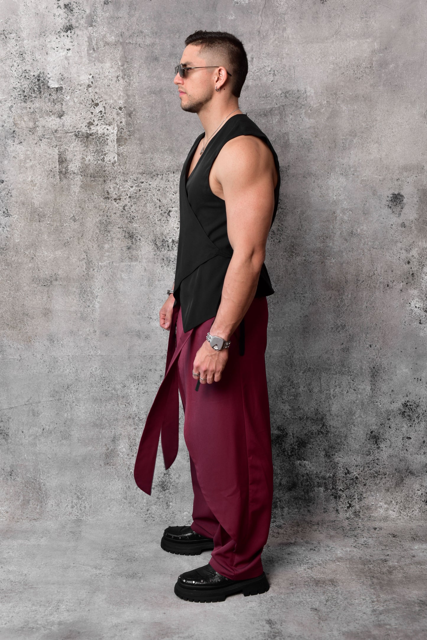 Chaleco bali wrap black