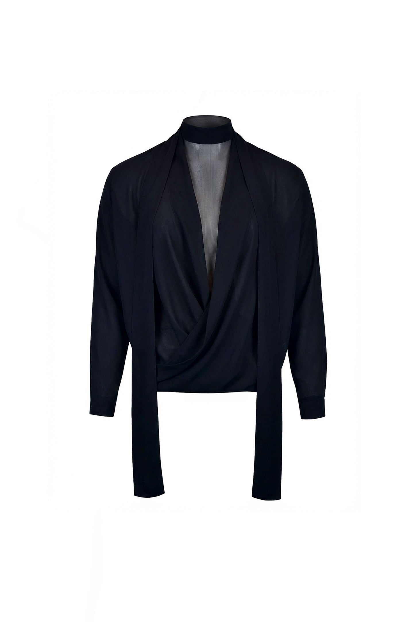 Camisa quantum manga larga black