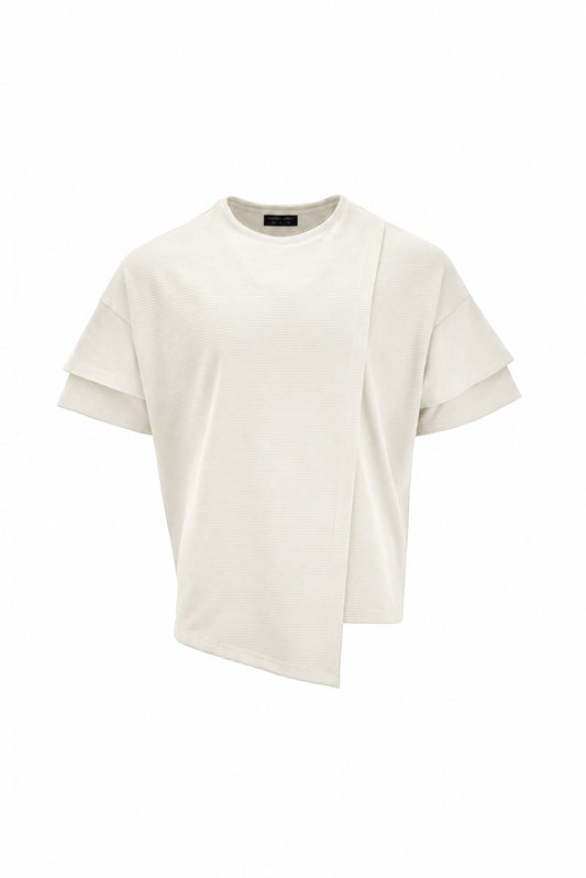 Camiseta oversize layering Blanca