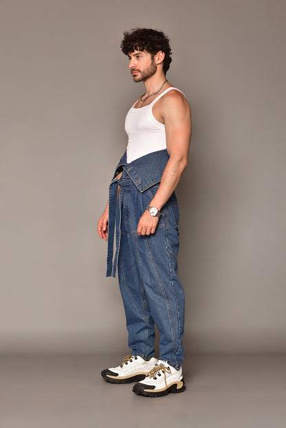 Tank top rib blanca
