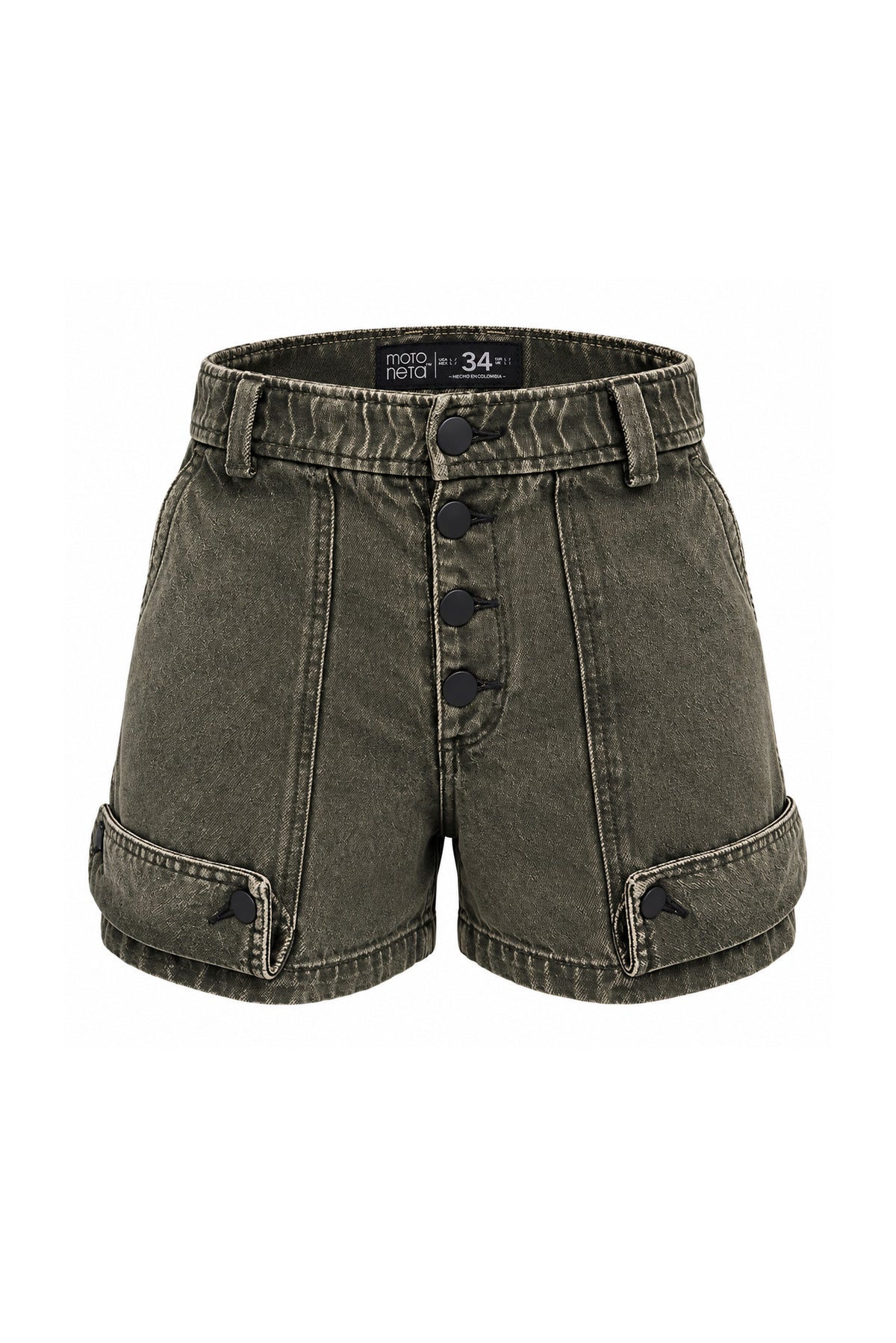Short mini cargo baggy army