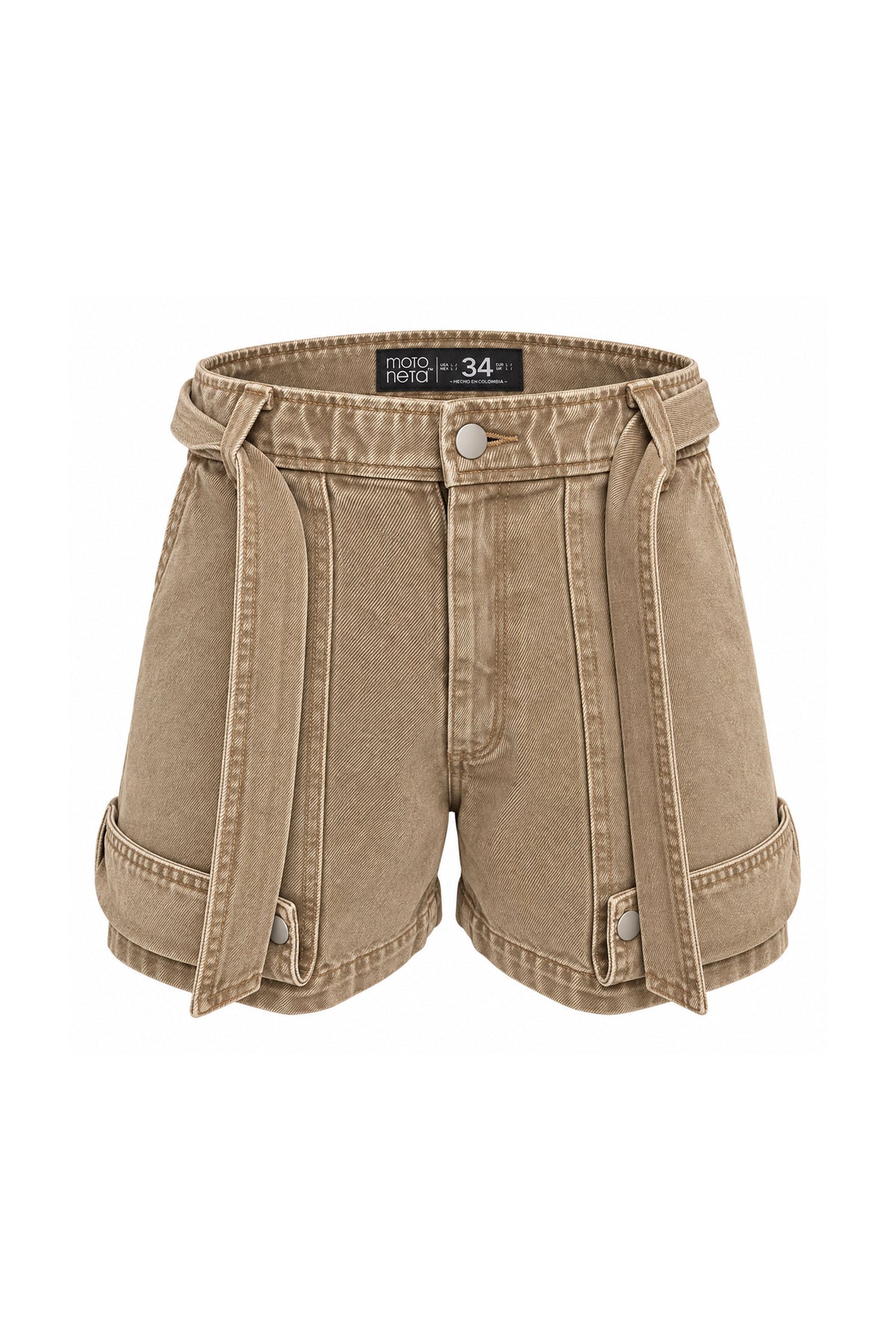 Short mini cargo baggy kaki