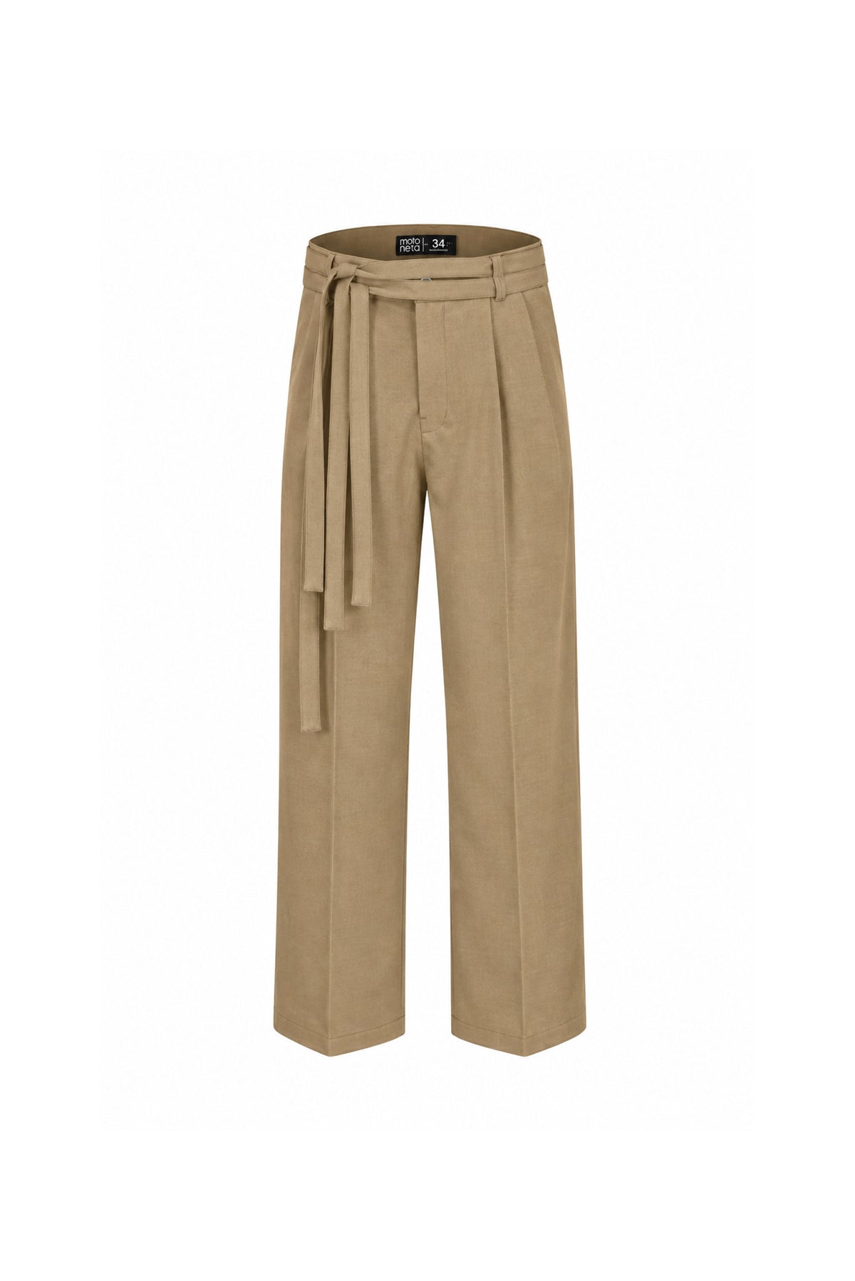 Pantalón mocca baggy double strap