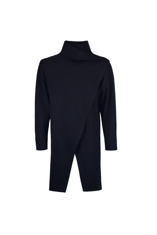 Camisa post human manga larga