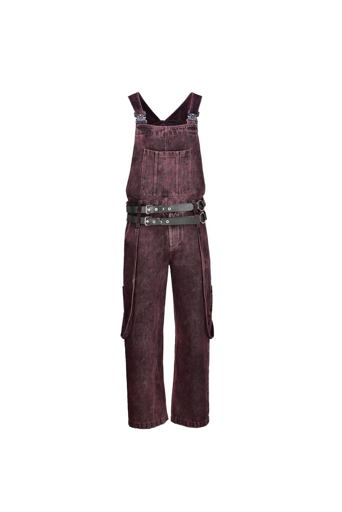 Overol tejano denim violet
