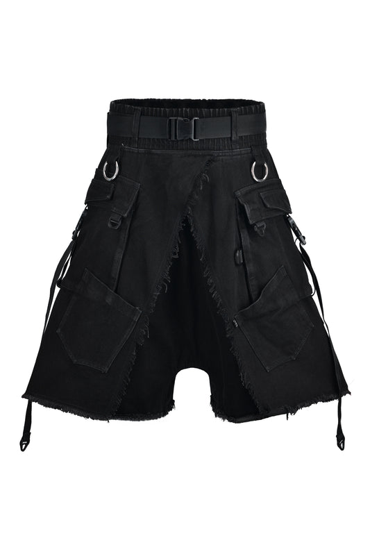 Falda short ashveil cargo black