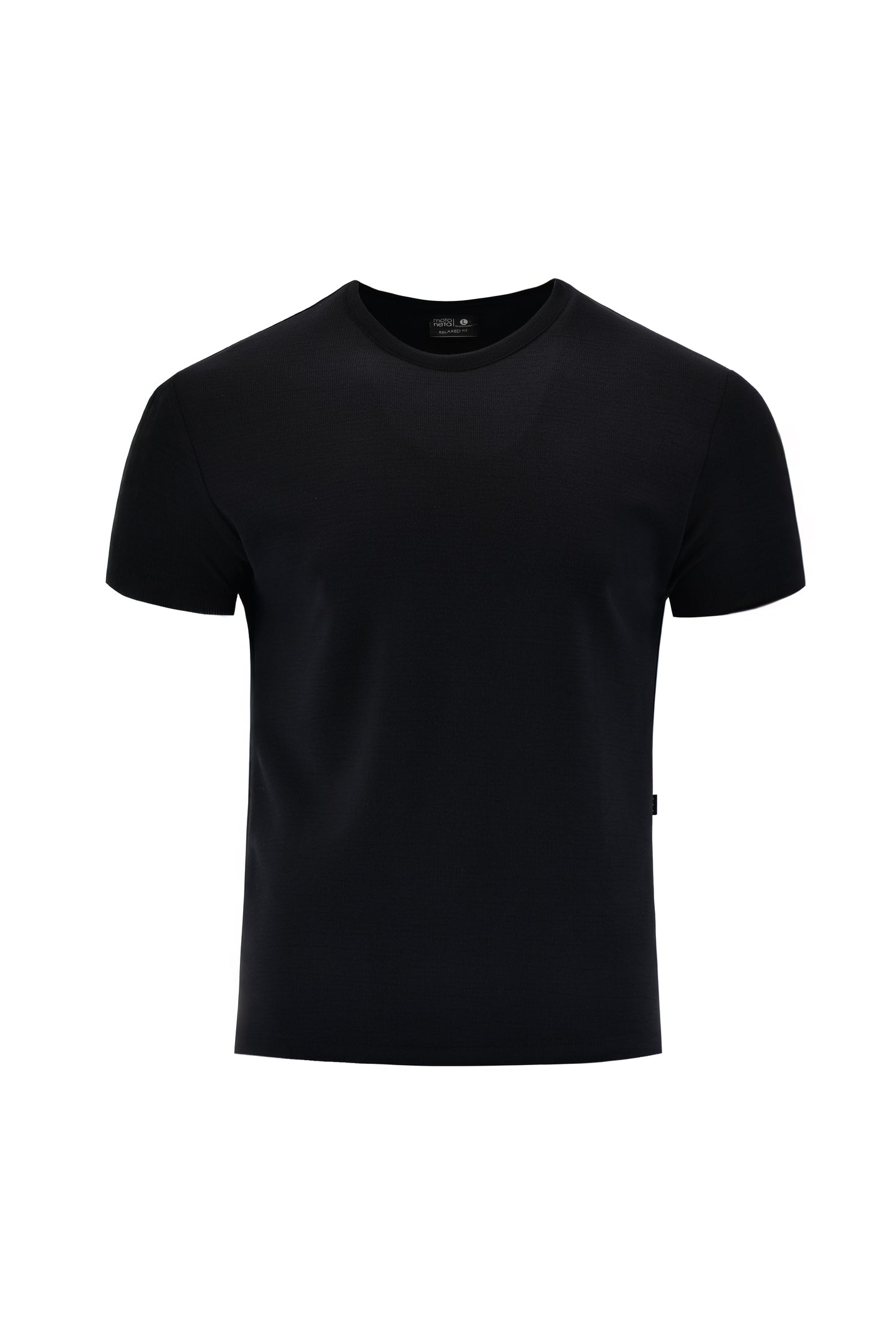 Camiseta slim fit negra