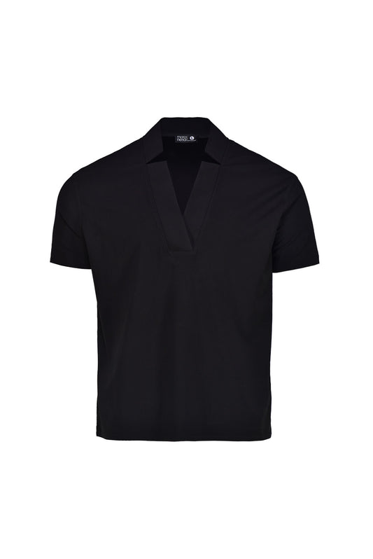 Camisa verushka con mangas negro
