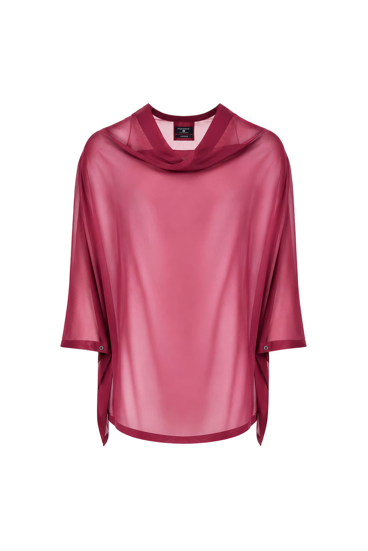 Bluson oversize velo ghost wine